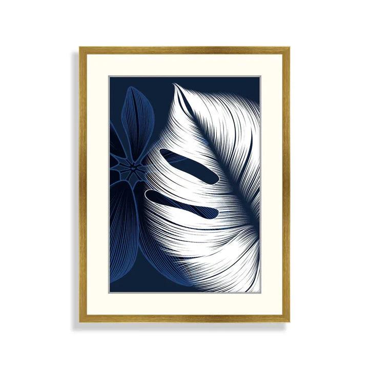 Floral background with leaves monstera ZS_FR56