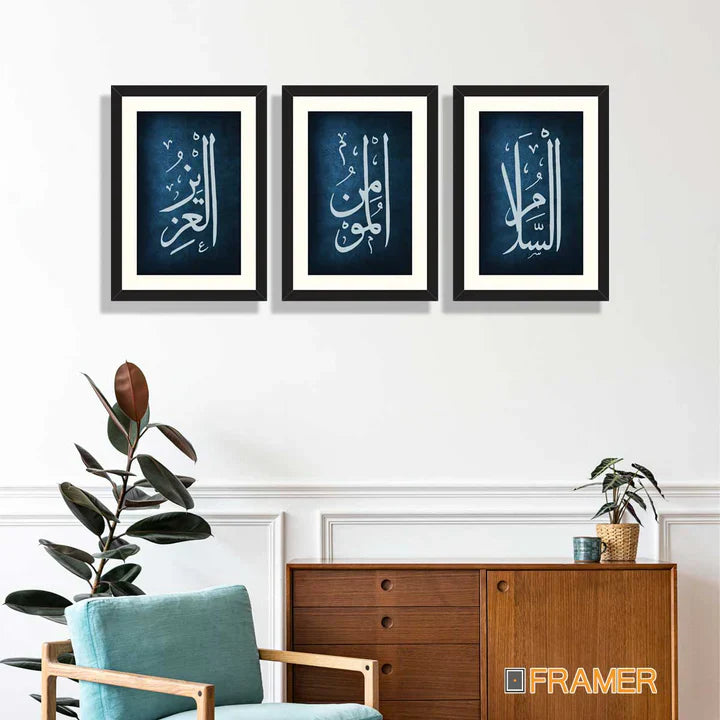 Set of 3 Calligraphy Art ZS_FR31