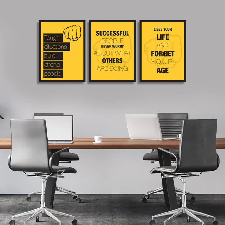 Set of 3 Motivational Quotes ZS_FR59