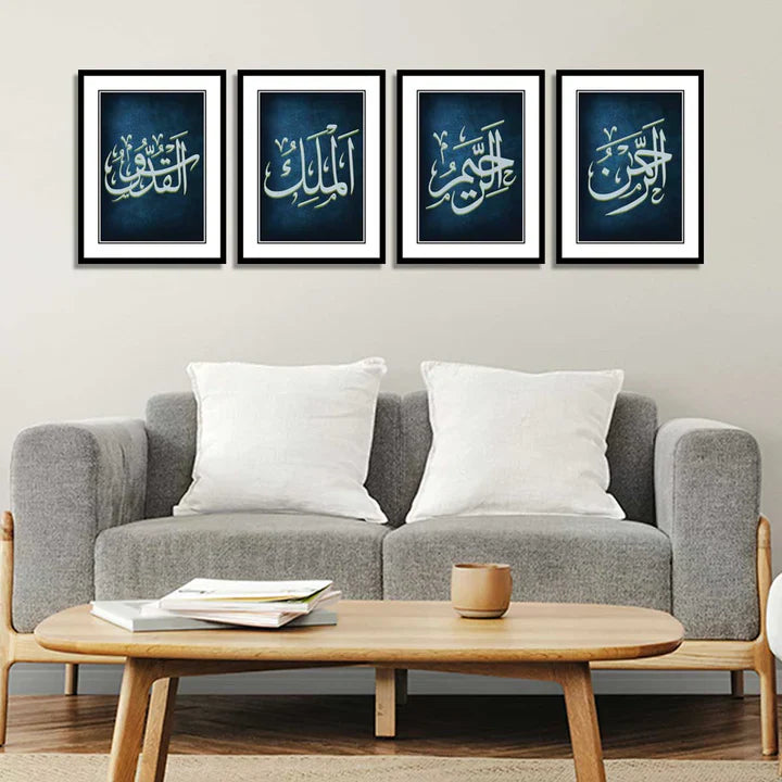 Set of 4 Calligraphy Art ZS_FR58