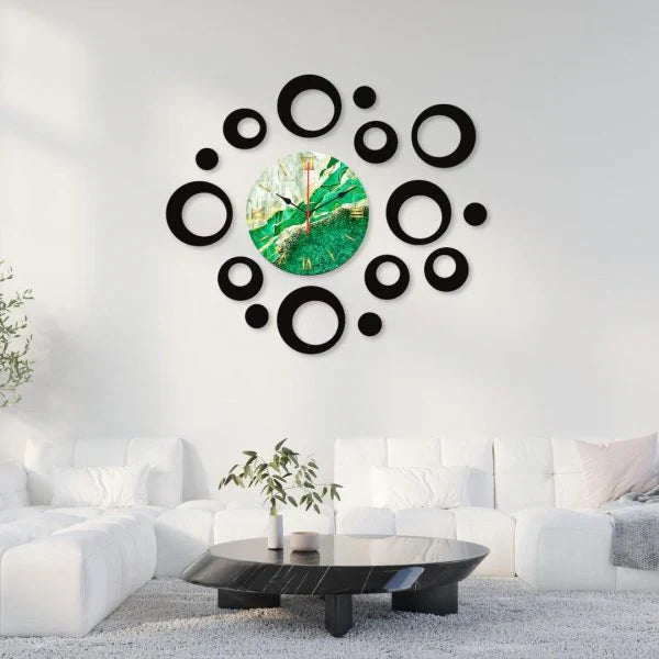 Ring Dial Wooden Wall Clock WC_PDZS20